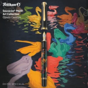 Stilou Art Collection Glauco Cambon Souveran M600, peniță EF aur 14k