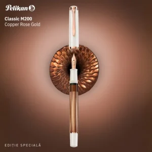 Stilou Ediție Specială Copper Rose Gold Classic M200, peniță EF