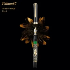 Stilou Toledo® M900, peniță EF aur 18k, manson argint masiv, gravat manual